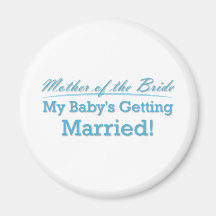 Mother of the Bride Fridge Magnet