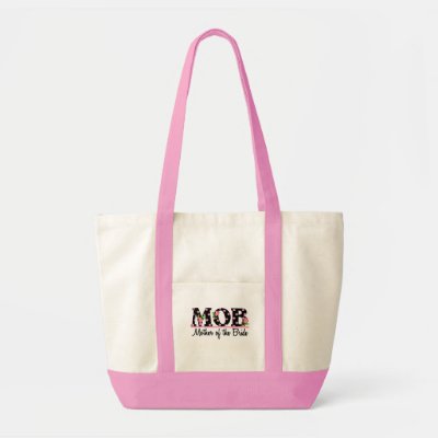 Mother of the Bride (MOD) Tulip Lettering bags