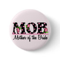 Mother of the Bride (MOD) Tulip Lettering buttons by trendybridetees Mother of the Bride (MOD) Tulip Lettering buttons