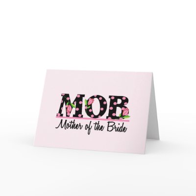 Mother of the Bride (MOD) Tulip Lettering cards