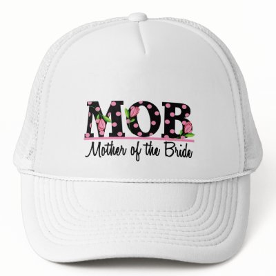 Mother of the Bride (MOD) Tulip Lettering Trucker Hats by trendybridetees