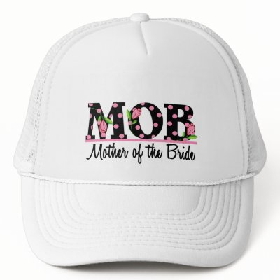 Mother of the Bride (MOD) Tulip Lettering hats