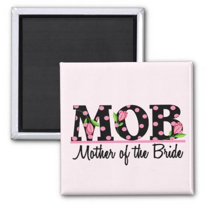 Mother of the Bride (MOD) Tulip Lettering Fridge Magnets