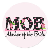 Mother of the Bride (MOD) Tulip Lettering stickers