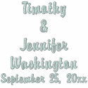 Mother of the Bride Personalized Embroidered embroidered shirts