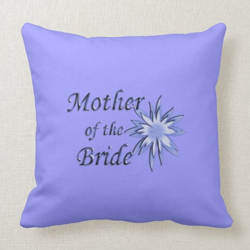 Mother of the Bride Personalized Mojo Pillow