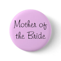 Mother of the Bride Pin buttons by JuJuGarden Mother of the Bride Pin buttons