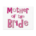 Mother of the Bride Pink Brown postcards by TeeShirtsTShirts Mother of the Bride Pink Brown postcards