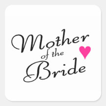 Mother Of The Bride Sticker