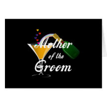 Mother of the Groom Champagne Toast Greeting Cards