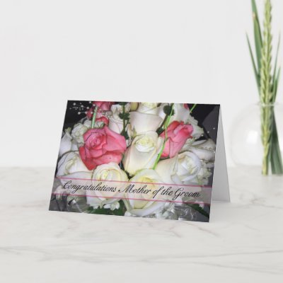 Mother of the Groom Congratulations Greeting Card