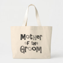 Mother of the Groom Gray Canvas Bags