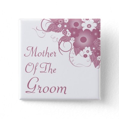 Mother Of The Groom Mauve Bouquet Button