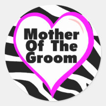 Mother Of The Groom Round Sticker