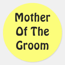 Mother Of The Groom Sticker