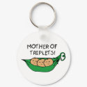 Mother of Triplets Pod keychains by Scrappintwins Mother of Triplets Pod keychains