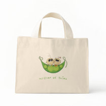 Mother of twins - 2 Peas in a pod - boy girl Bag