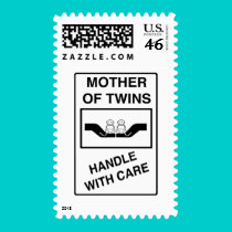 Mother of Twins Handle With Care postage