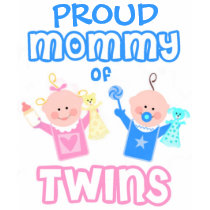Mother of Twins T-Shirt by jamiecreates1 Mother of Twins T-Shirt