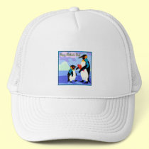 Mother Penguin with Son/Daughter hats