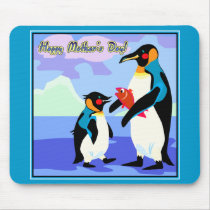 Mother Penguin with Son/Daughter mousepads by celebrationsetc Mother Penguin with Son/Daughter mousepads