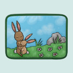 Mother Rabbit and Baby Bunny hug ipad sleeves