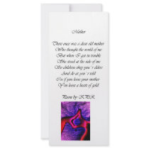 mother rack card design