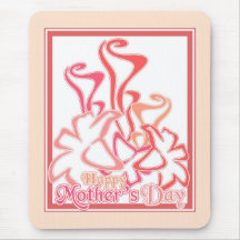 Mother’s Day Pink Calla Lily Bouquet Mousepad
