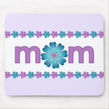 Mother’s Day Purple Spring Flowers Mousepad