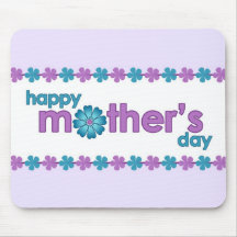 Mother’s Day Purple Spring Flowers Mousepad