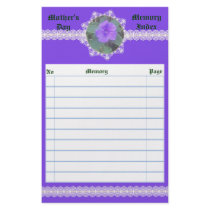 Mother – The gift of love Custom Stationery