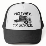 MOTHER TRUCKER - BLACK & WHITE MESH HATS