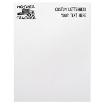MOTHER TRUCKER - BLACK & WHITE LETTERHEAD TEMPLATE