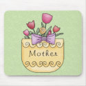Mother - Tulips - Customizable Gifts, Tees mousepads by naturetees Mother - Tulips - Customizable Gifts, Tees mousepads