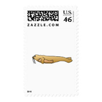 MOTHER WALRUS WITH BABY STAMP
