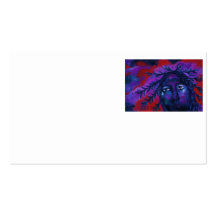 Mother Watching All – Crimson & Violet Compassion Business Card Template