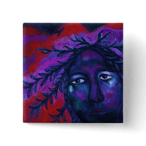 Mother Watching All – Crimson & Violet Compassion Buttons