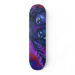 Mother Watching All – Crimson & Violet Compassion Skate Board Deck