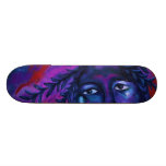 Mother Watching All – Crimson & Violet Compassion Skate Board Deck