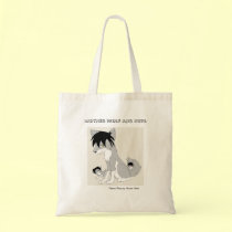 Mother Wolf and Pups bags