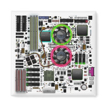 Motherboard magnets by bartonleclaydesign Motherboard magnets