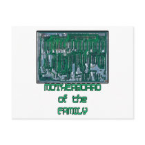 Motherboard of the Family Postcard