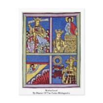 Motherhood By Master Of The Codex Hildegardis Post Cards