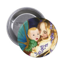 Motherhood Fairy Buttons