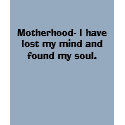 Motherhood- I have lost my mind and found my soul. t-shirts