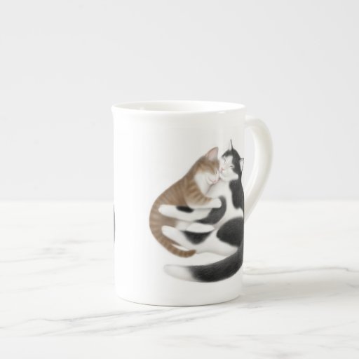 Motherly Love Cats Bone China Mug