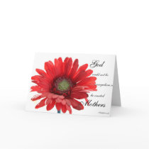 Mothers are Special Red Gerber Daisy cards by Carennedy Mothers are Special Red Gerber Daisy cards