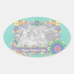 Mothers Day - ADD YOUR PHOTO - Spring Flowers Sticker