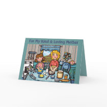 Mother's Day Baking Greeting Card by jamiecreates1 Mother's Day Baking Greeting Card