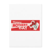 Mothers Day Banner postcards by Eholidayz Mothers Day Banner postcards